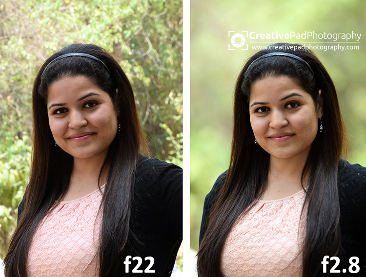 portrait photography f stop