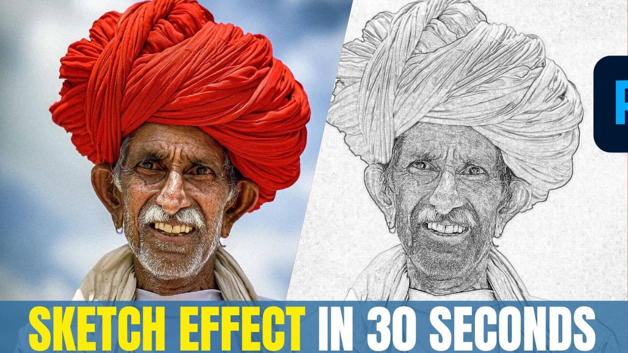 How to Create a Sketch Effect in Photoshop - PHLEARN