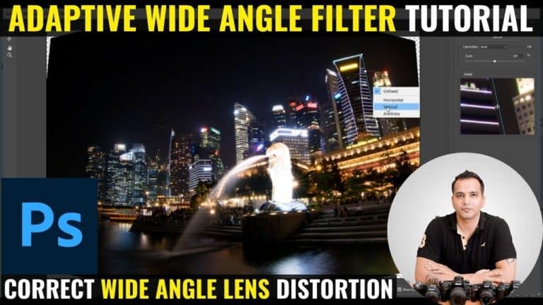 How to Use Adaptive Wide Angle Filter in Photoshop