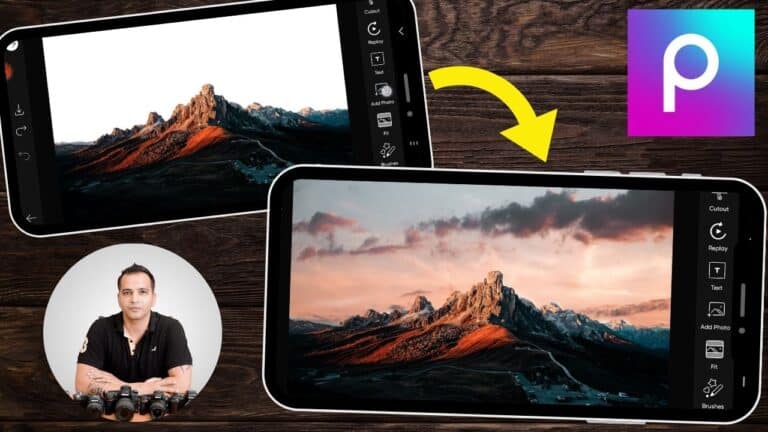 Sky Replacement Tutorial in PicsArt App Using Blending Modes