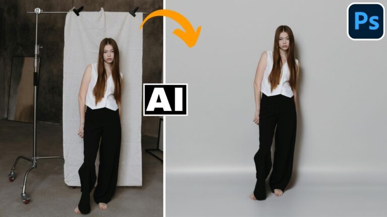 Use AI to Extend and Smooth Out Backdrop in Photoshop (Generative Fill)