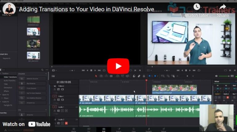 How do You Add Transitions in Davinci Resolve? – Beginners Tutorial