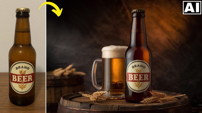 Ideogram AI Magic Fill Can Replace a Beer Bottle Perfectly Into an Existing Shot
