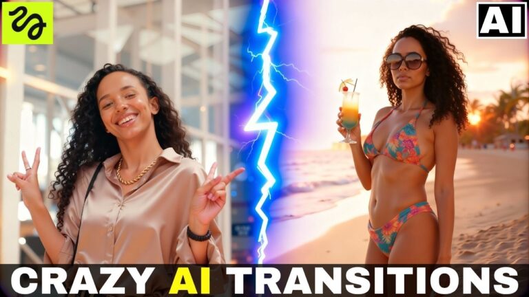 Higgsfield AI TRANSITIONS = Crazy VFX With 1 Click. 10 Examples!