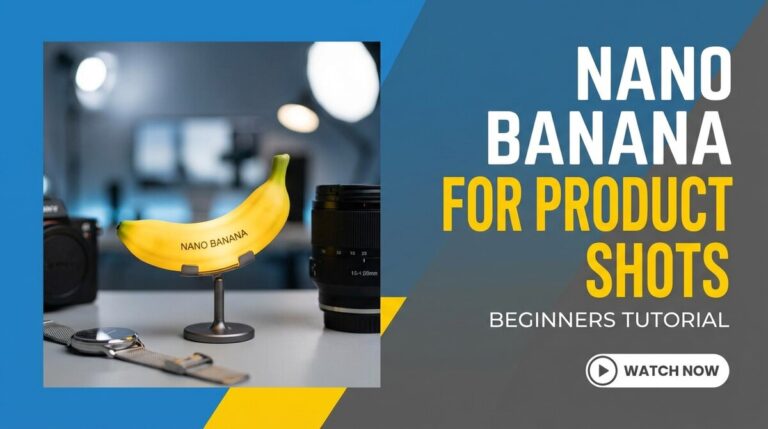Nano Banana for Product Photography – Beginners Tutorial