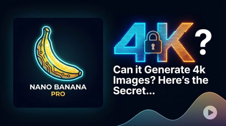 Can Nano Banana Pro Generate 4k Images? Here’s the Secret