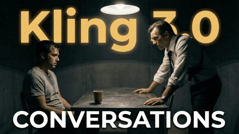 Cinematic Conversation Scenes Using Kling 3.0 Omni – Quick Method