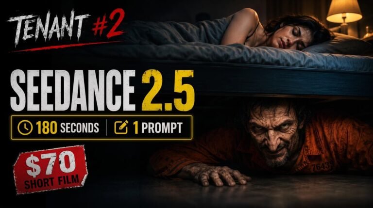 3 Minutes Thriller Film From 1 Prompt – Seedance 2.5 Long Video Mode