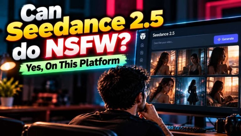 Can Seedance 2.5 do NSFW? Yes, On This Platform